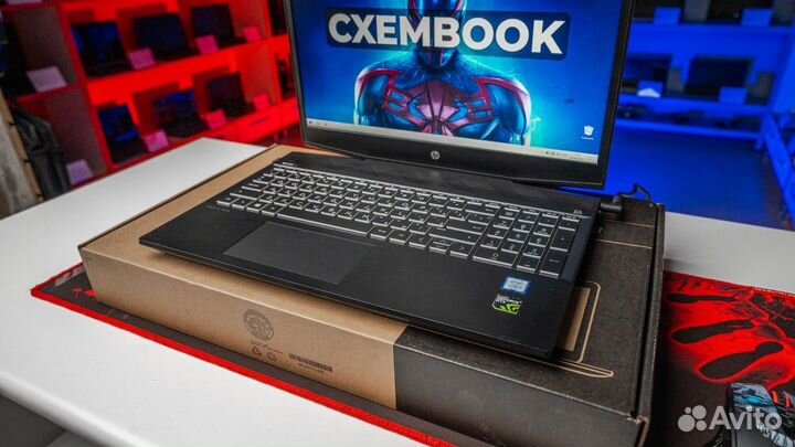 Игровой ноутбук HP: 16гб, i5, GTX 1050