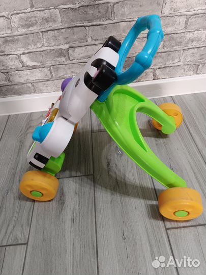 Ходунки каталка fisher price зебра