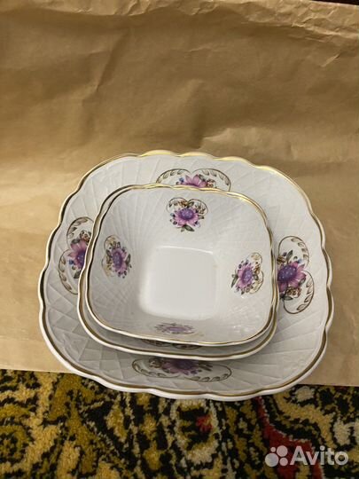 Набор салатников фарфор