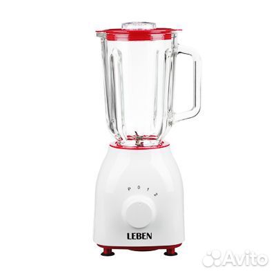 Leben Блендер стационарный 1,5 л, колба стекло, 35