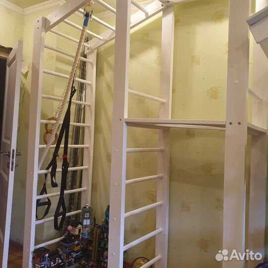 Спортивный комплекс деревянный