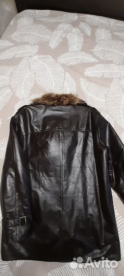 Дубленка натуральная мужская 48