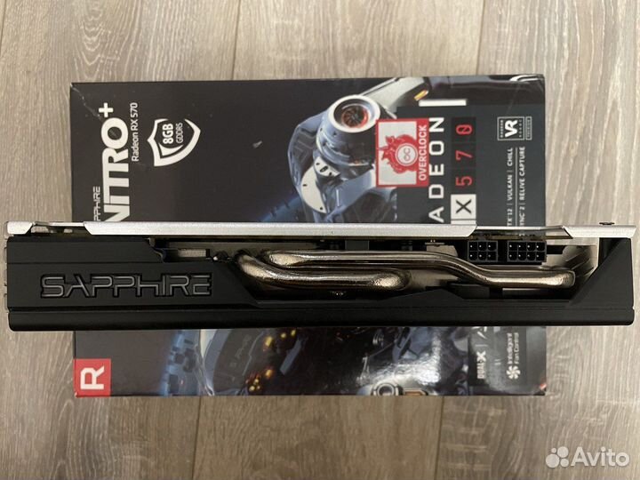 Видеокарта Rx570 8gb Sapphire nitro+