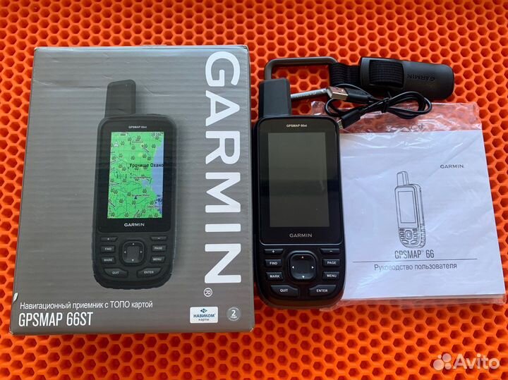 Навигатор Garmin GPSmap 66st (Полный комплект)