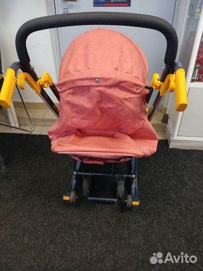 Детские санки коляска с колесами