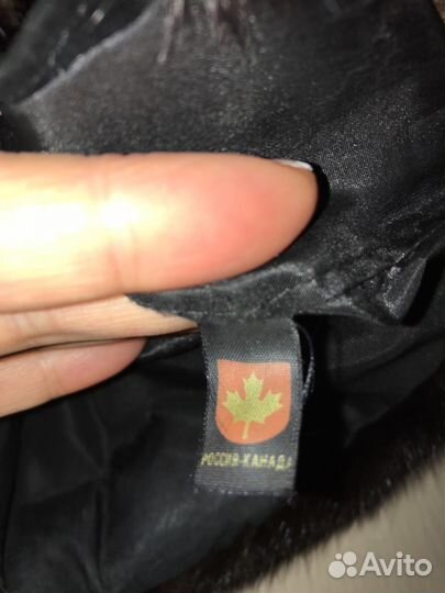 Шапка норкова женская