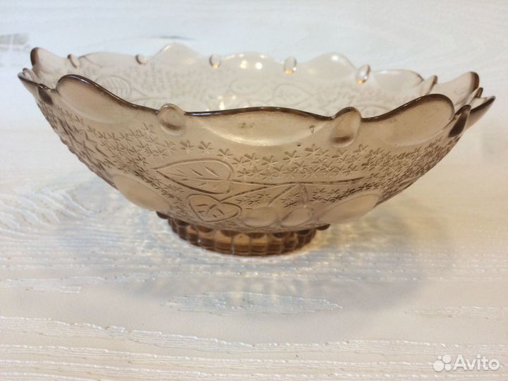 Советская стеклянная посуда