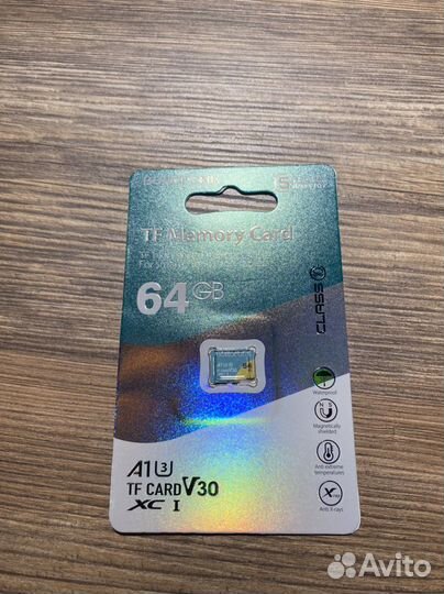 Карта памяти MicroSD 64gb