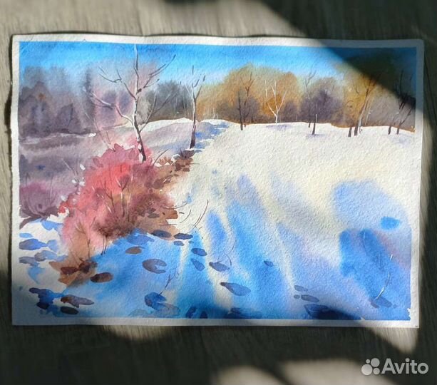 Картина акварель