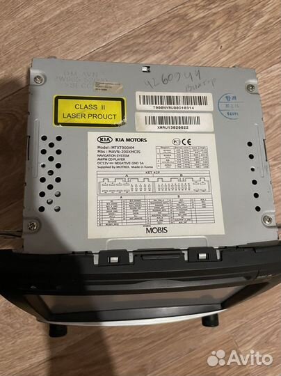 Штатная магнитола на kia sorento 2013