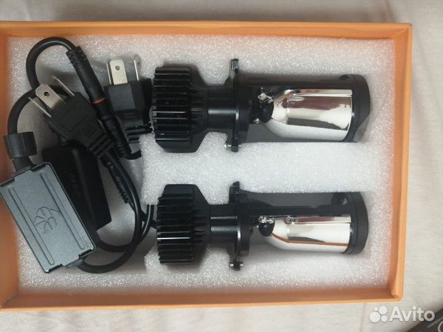 Светодиодные линзы mini led H4 (12-24v)