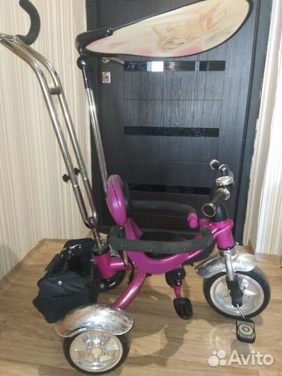 Трехколесный велосипед коляска