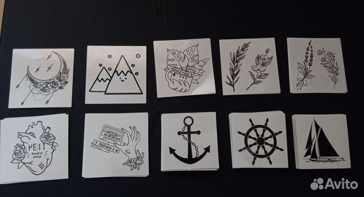Переводные тату