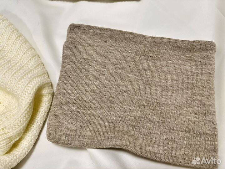 Шапка капор шарф