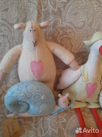 Интерьерная игрушка Тильда, зверушки)