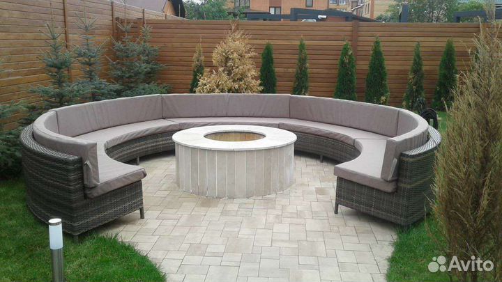 Плетеная мебель из искусственного ротанга