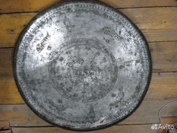 Поднос старинный большой
