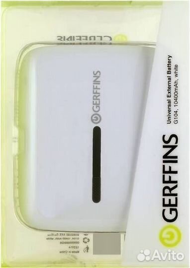 Power Bank Gerffins 10400mAh (2*USB) +Фонарик