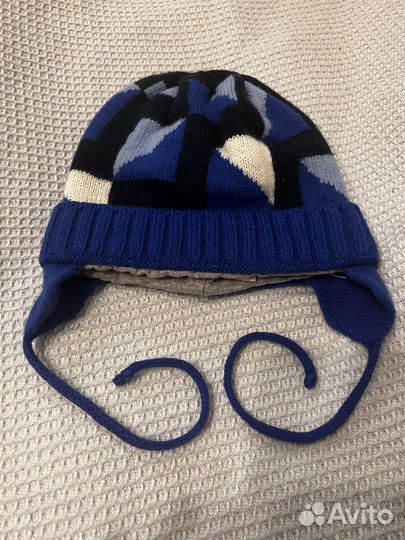 Шапка для мальчика синяя