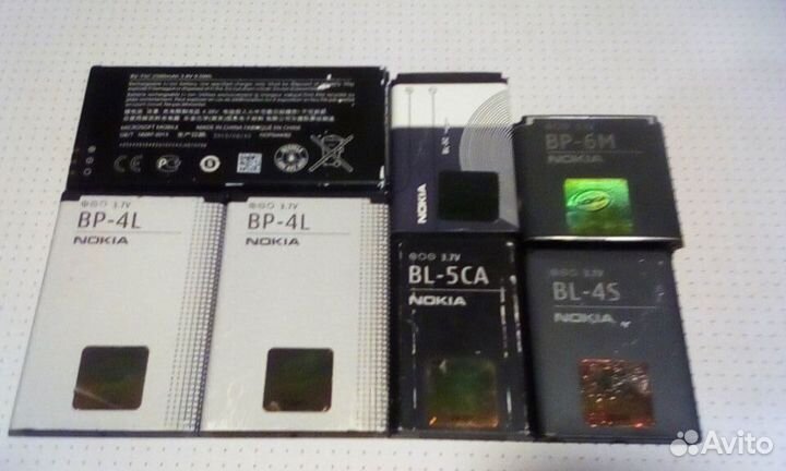 Аккумуляторы nokia, оригиналы на разные модели