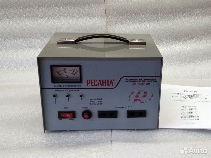 Стабилизатор Ресанта сервоприводный ACH-1500/1-эм