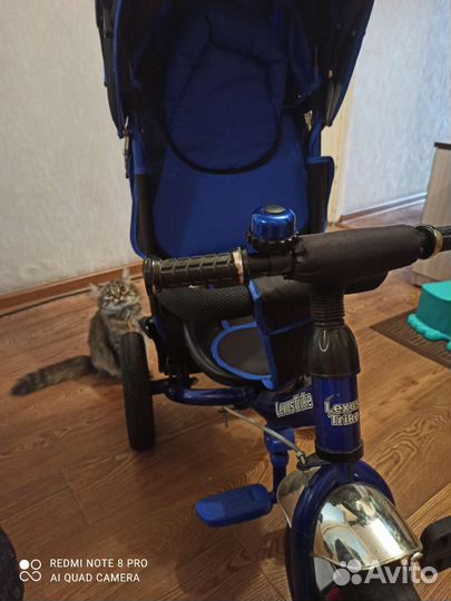 Велосипед с родительской ручкой