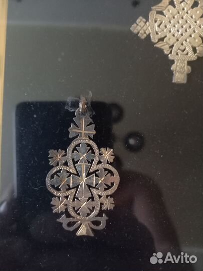 Коптские кресты, набор подарочный, серебро