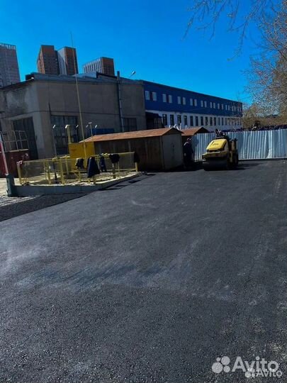 Асфальтирование и благоустройство территории