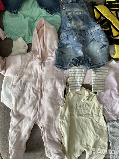 Очень много детской одежды (3-6мес)