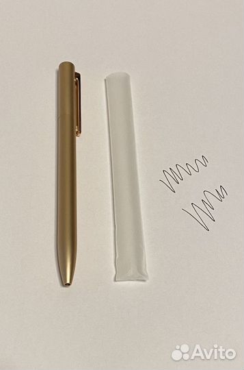 Ручка Xiaomi Metal Roller Pen золотая