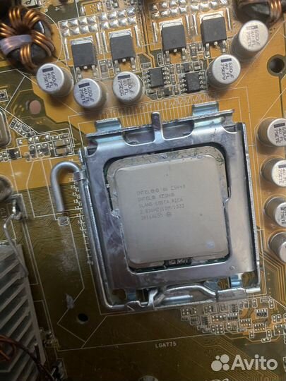 Материнская плата с процессором xeon