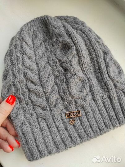 Шапка-бини зимняя женская