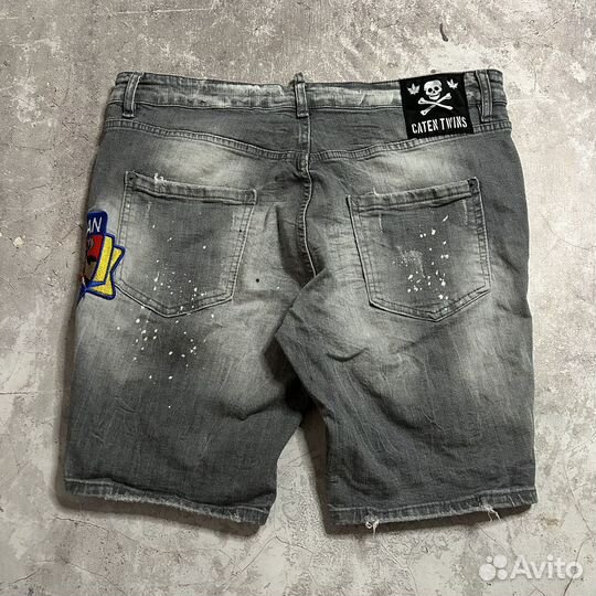 Джинсовые шорты Dsquared2 Distressed Оригинал