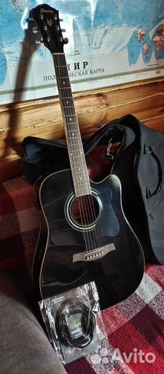 Электроакустическая гитара Ibanez v72ece bk