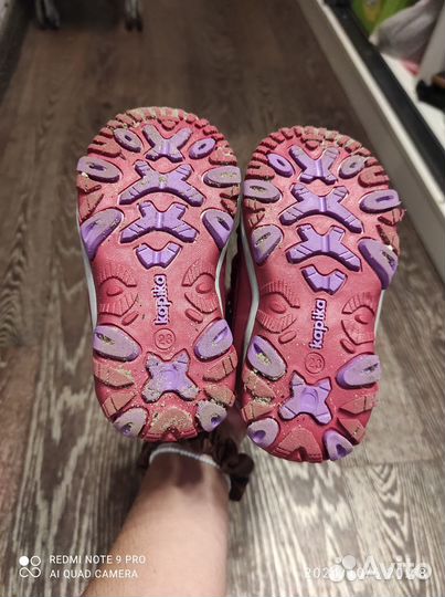 Ботинки зимние на девочку 23