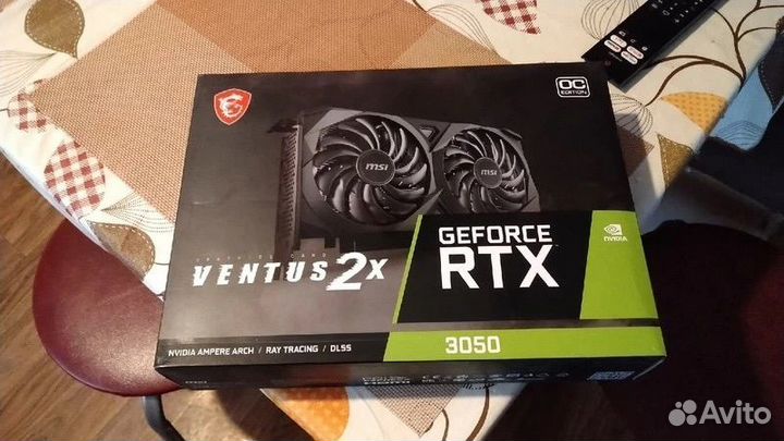 Видеокарта MSI GeForce RTX 3050 ventus 2X OC