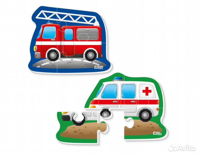 Магнитный пазл Полезные машины, ет04-001 293303