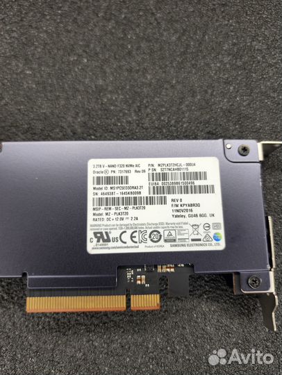 Серверный SSD Samsung PM1725 1735 3.2Тб PCI