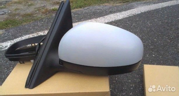Fabia 07 roomster Зеркало левое электрическое с подогревом Только для roomster (Aspherical)
