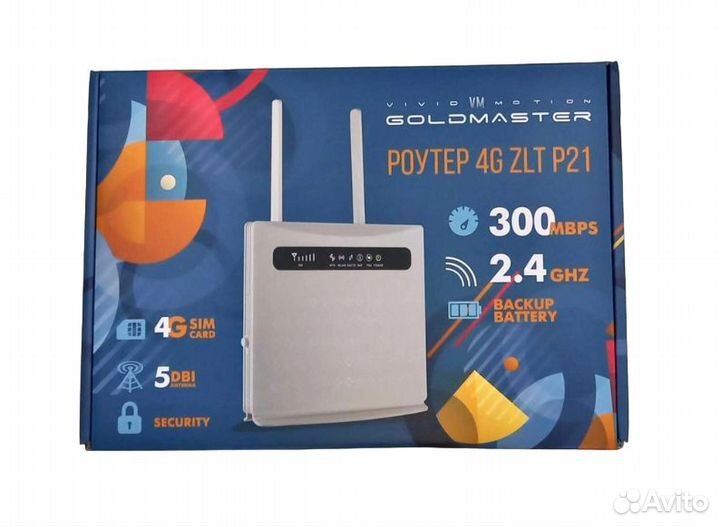 Роутер 4G Wi-Fi для сим карты ZLT P21