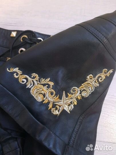 Шорты кожа Philipp Plein, новые, оригинал