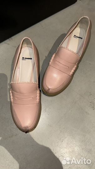 Лоферы jil sander 36р. Почти новые