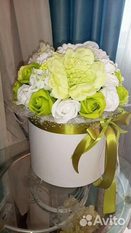 Цветы из мыла в наличии