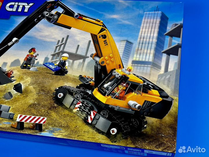 Lego City 60420 Yellow Construction Excavator