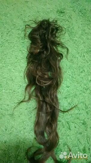 Шиньон из натуральных волос