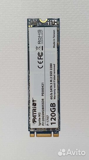 SSD M.2 Patriot 120Gb