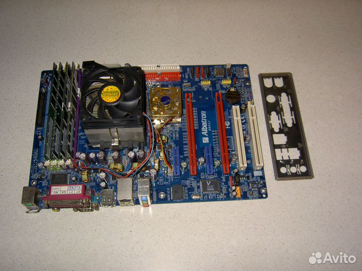 Материнская плата Albatron K8SLI с процессором AMD