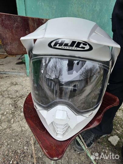 Шлем HJC c80 XL и гарнитура 20b