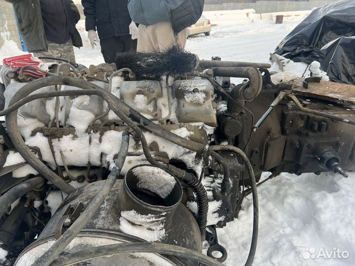 Двигатель 740 с рабочей машины есть видео