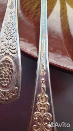 Чайные ложки из мельхиора СССР